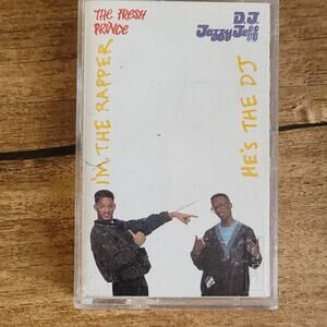 Vtg 1988 Fresh Prince & Jazzy Jeff I'M THE RAPPER HE'S THE DJ Cassette Tape